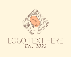 Fingers - Coffee Bean Hand logo design