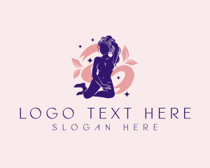 Erotic - Sexy Woman Skincare logo design
