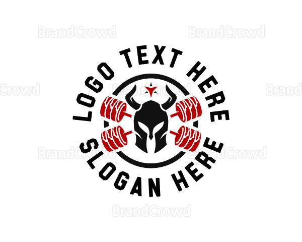 Spartan Helm Crossfit Logo