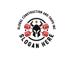 Spartan Helm Crossfit Logo