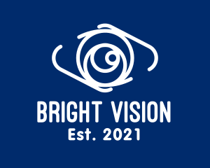 Pupil - Abstract Visual Eye logo design