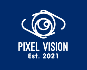 Abstract Visual Eye logo design