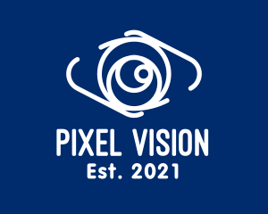 Visual - Abstract Visual Eye logo design