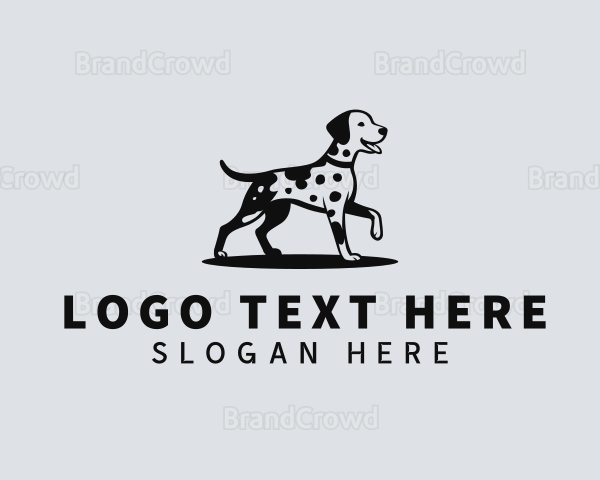 Dalmatian Pet Dog Logo