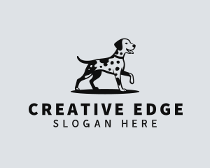 Basset Hound - Dalmatian Pet Dog logo design