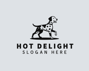 Dalmatian Pet Dog logo design