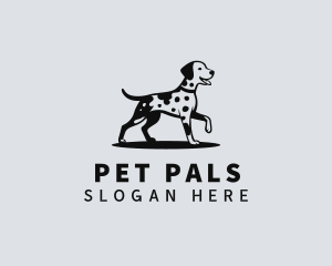 Dalmatian Pet Dog logo design