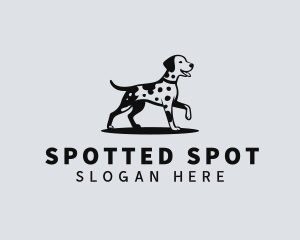 Dalmatian - Dalmatian Pet Dog logo design