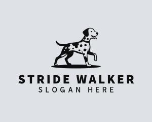 Dalmatian Pet Dog logo design