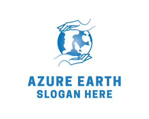 Blue Earth Care logo design