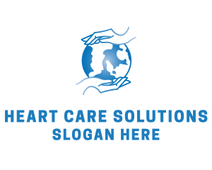 Blue Earth Care logo design