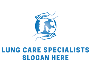 Blue Earth Care logo design