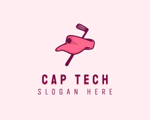 Cap - Golfer Visor Cap logo design