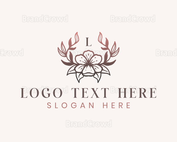 Elegant Floral Flower Logo