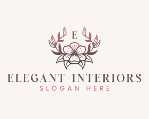 Elegant Floral Flower logo design