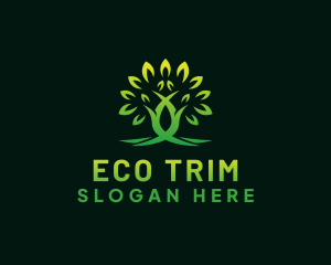 Eco Tree Leaf logo design