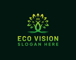 Eco Tree Leaf logo design