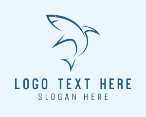 Marine Life - Shark Aquatic Park logo design