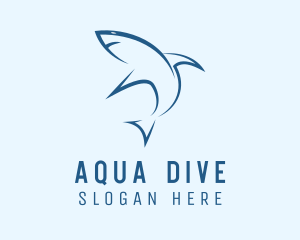 Shark Aquatic Park logo design