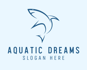 Shark Aquatic Park logo design