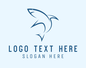 Marine Biologist - Shark Aquatic Park logo design