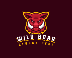 Boar - Wild Boar Hog logo design