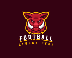 Team - Wild Boar Hog logo design
