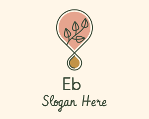 Essential Oil Droplet Logo