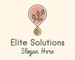 Essential Oil Droplet Logo