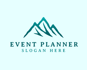 Himalayas - Mountain Peak Summit logo design