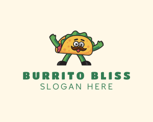 Burrito - Taco Mustache Diner logo design