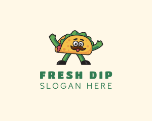 Guacamole - Taco Mustache Diner logo design