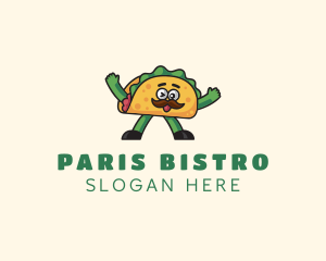 Taco Mustache Diner logo design