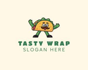 Burrito - Taco Mustache Diner logo design