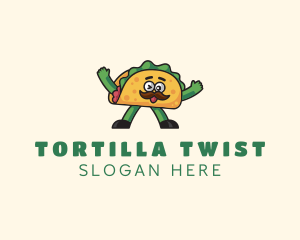 Tortilla - Taco Mustache Diner logo design