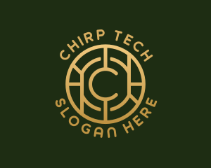 Tech Crypto Currency Letter C logo design