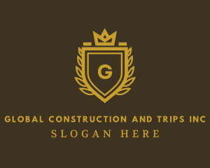 University - Gold Shield Royal Hotel logo design