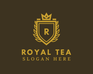 Gold Shield Royal Hotel logo design