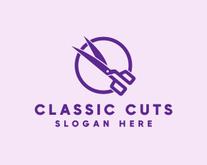 Scissors Cut Salon logo design