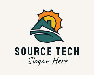 Source - Industrial House Solar Energy logo design