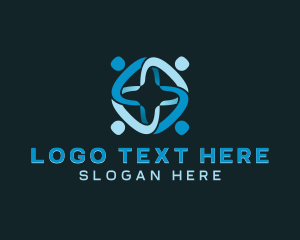 Human Resource - People Team Community logo design
