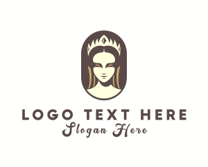 Lady - Beauty Queen Pageant logo design