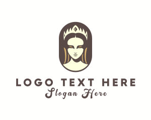 Girl - Beauty Queen Pageant logo design