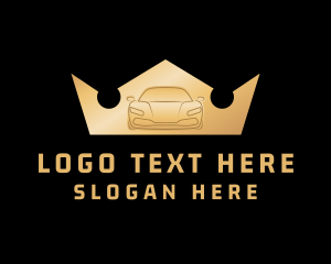 Car Drag Racing King Logo