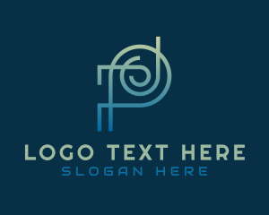 Digital - Generic Letter TPJ Business logo design