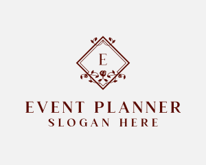 Floral Event Planner logo design