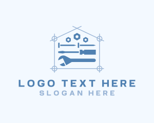 Engineer - Home Construction Tools logo design