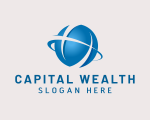 Capital - Cosmic Venture Sphere logo design