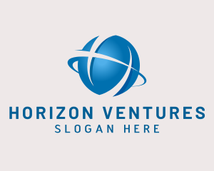 Cosmic Venture Sphere logo design