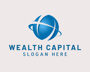 Capital - Cosmic Venture Sphere logo design